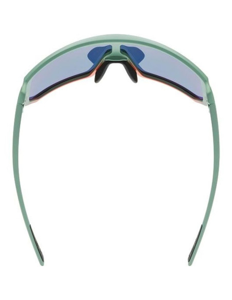 Uvex sportstyle 235 okulary do wielu sportów unisex półobwódkowe zielony, czerwony