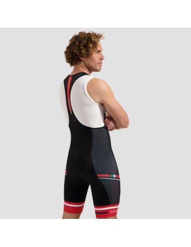 Rogelli spodenki gara mostro ii czarno-czerwo 6xl