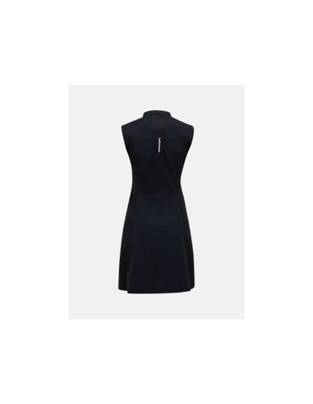 Sukienka peak performance w mountainbreath dress kolor czarny