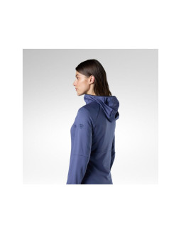 Bluza damska rossignol w textured hoodie mid layer granatowa 2