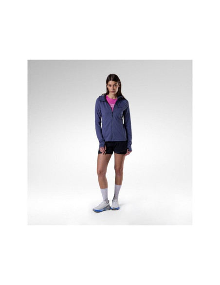 Bluza damska rossignol w textured hoodie mid layer granatowa