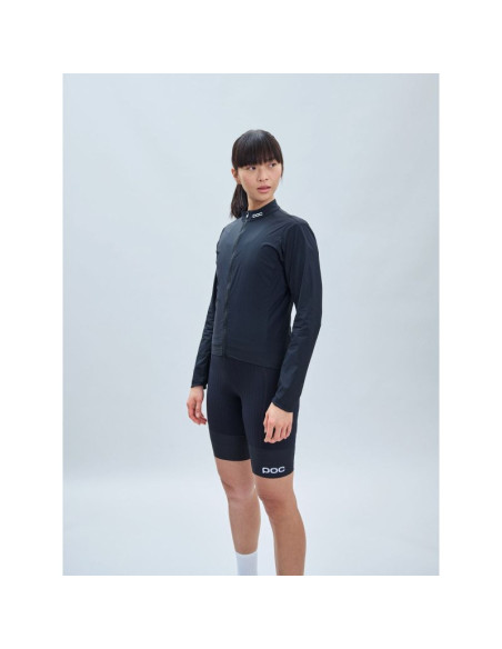 Kurtka rowerowa poc w's essential splash jacket czarny