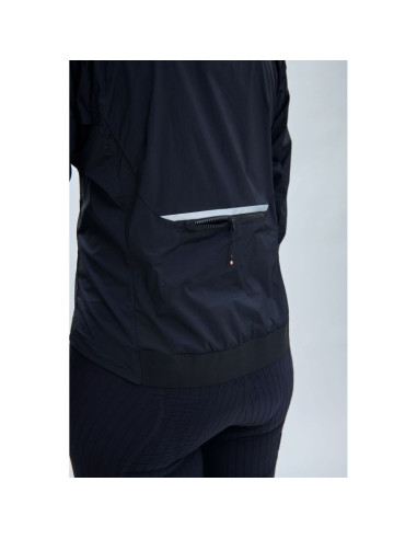 Kurtka rowerowa poc w's essential splash jacket czarny