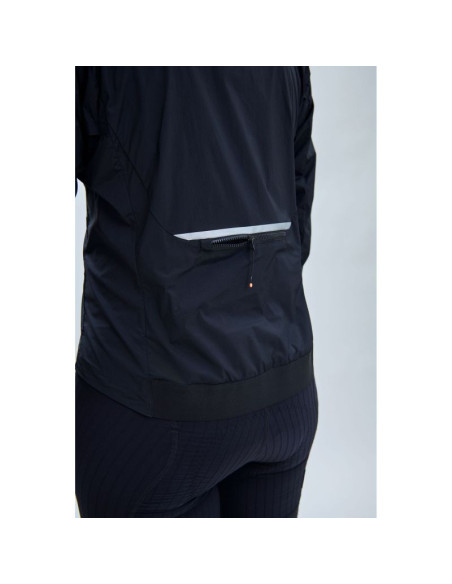 Kurtka rowerowa poc w's essential splash jacket czarny