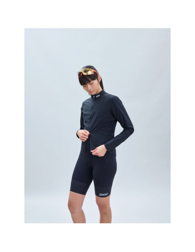 Kurtka rowerowa poc w's essential splash jacket czarny