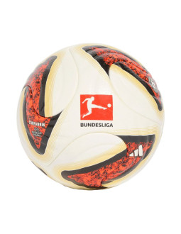 Piłka nożna adidas bundesliga 26/27 torfabrik pro biało-pomarańczowo-złota kg6037 2