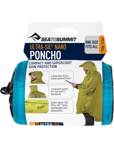 Poncho sea to summit ultra-sil™ nano (aponstd/bl)