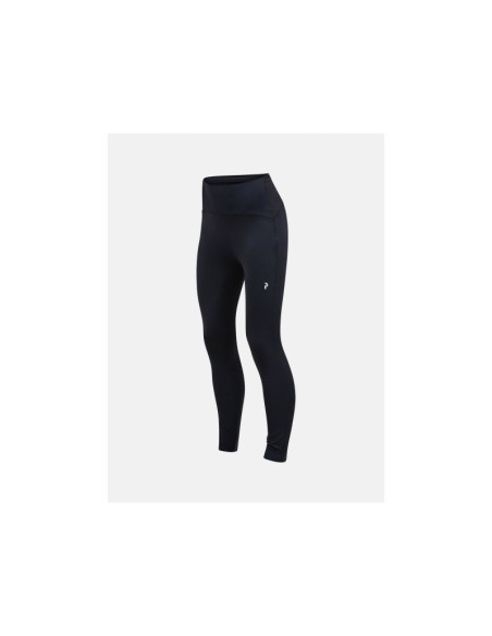Legginsy damskie peak performance w light tights kolor czarny