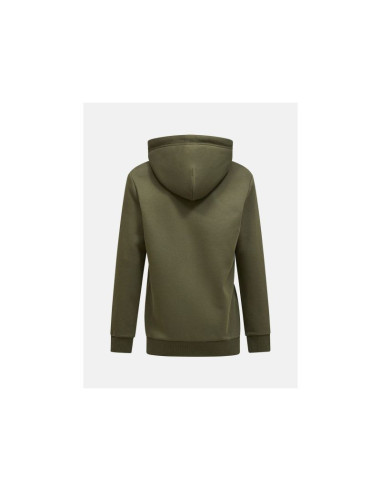 Bluza peak performance original small logo zip hood men zielony