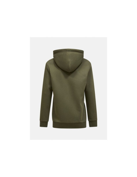Bluza peak performance original small logo zip hood men zielony