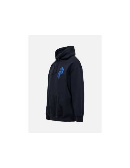 Bluza męska peak performance m terry graphic hood kolor czarny