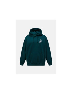 Bluza męska peak performance m terry graphic hood kolor zielony