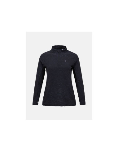 Bluza damska peak performance w discover midlayer kolor czarny
