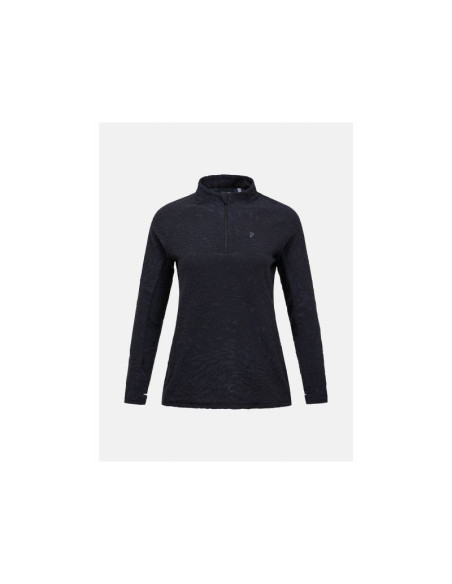 Bluza damska peak performance w discover midlayer kolor czarny