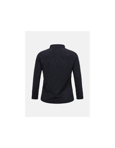 Bluza damska peak performance w discover midlayer kolor czarny