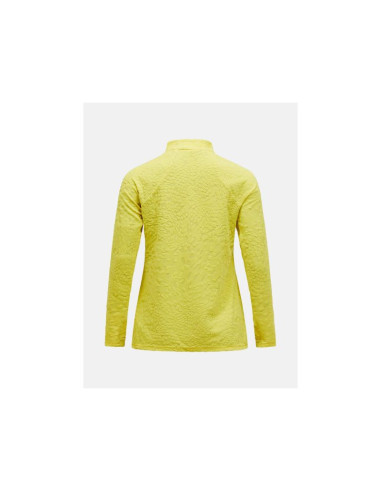 Bluza damska peak performance w discover midlayer kolor żółty