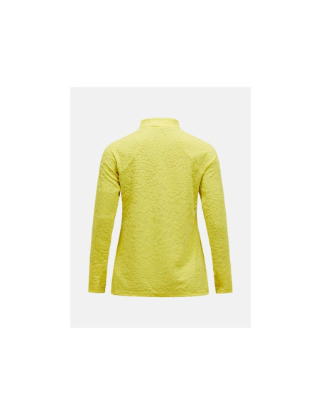 Bluza damska peak performance w discover midlayer kolor żółty