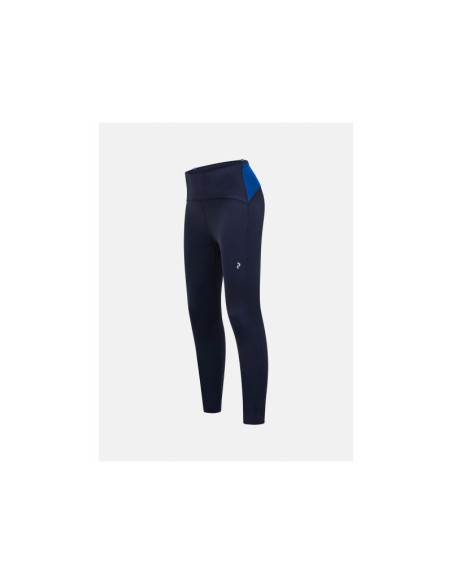 Legginsy damskie peak performance w light tights kolor granatowy