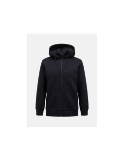 Bluza męska peak performance m original small logo zip kolor czarny