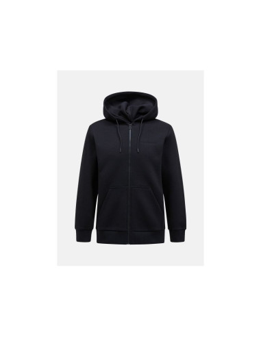 Bluza męska peak performance m original small logo zip kolor czarny