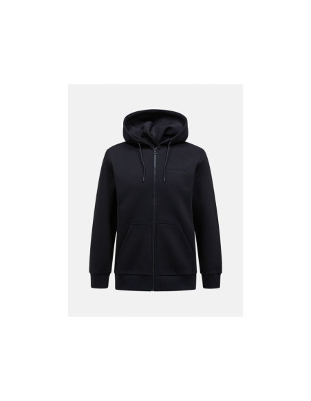 Bluza męska peak performance m original small logo zip kolor czarny