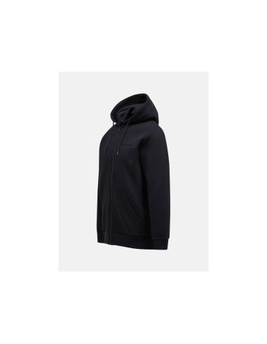 Bluza męska peak performance m original small logo zip kolor czarny