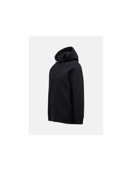 Bluza męska peak performance m original small logo zip kolor czarny