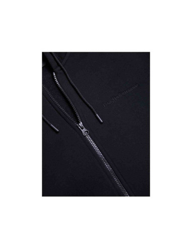 Bluza męska peak performance m original small logo zip kolor czarny