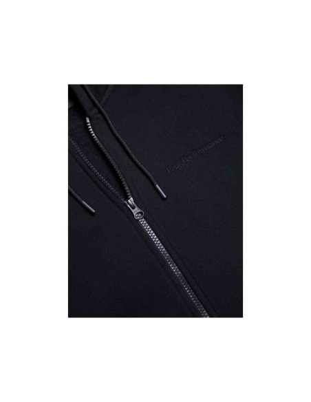 Bluza męska peak performance m original small logo zip kolor czarny