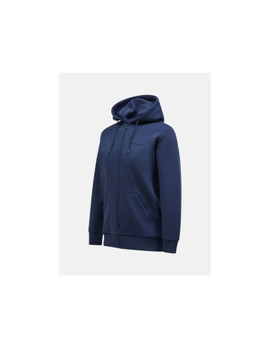 Bluza męska peak performance m original small logo zip kolor granatowy