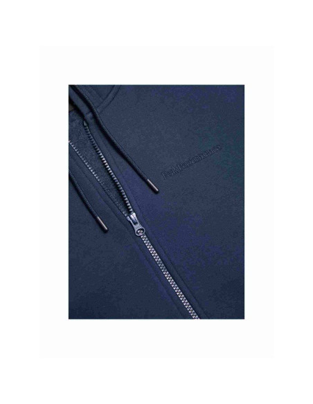 Bluza męska peak performance m original small logo zip kolor granatowy