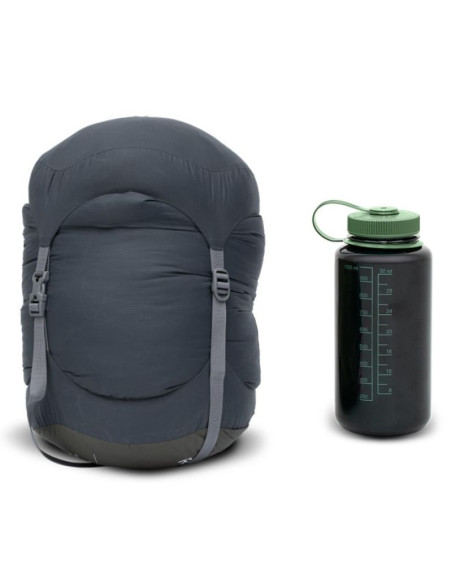 Robens snowfall ii dorosły śpiwór pół prostokątny nylon, poliester zielony