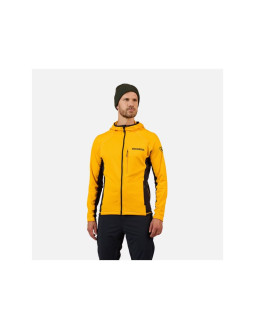 Bluza męska rossignol blackside mix fzh fleece żółta