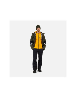Bluza męska rossignol blackside mix fzh fleece żółta 2
