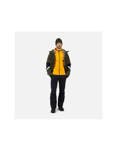 Bluza męska rossignol blackside mix fzh fleece żółta
