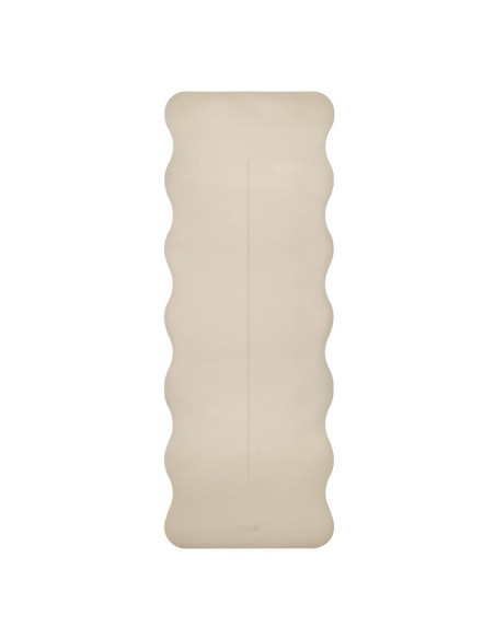 Mata casall yoga mat grip & cushion iii scallop 5mm kolor piaskowy