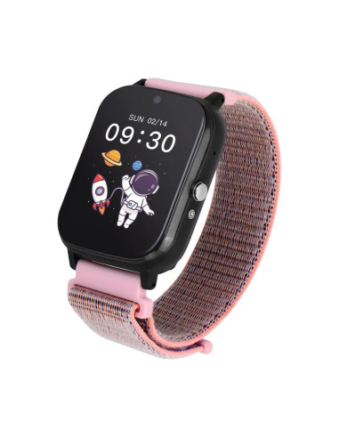 Smartwatch garett kids tech 4g pink velcro