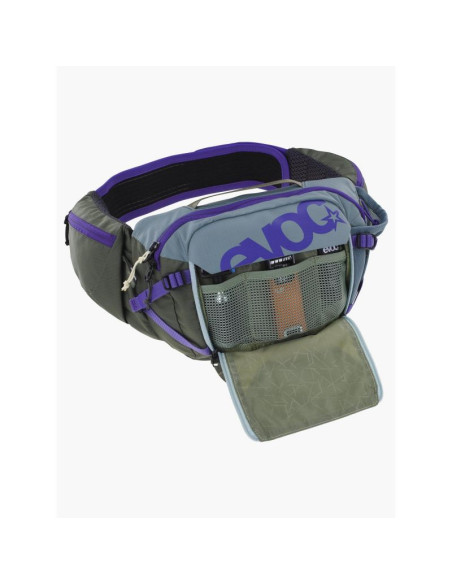 Nerka rowerowa evoc hip pack pro 3 steel/violet/dark olive