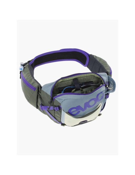Nerka rowerowa evoc hip pack pro 3 steel/violet/dark olive