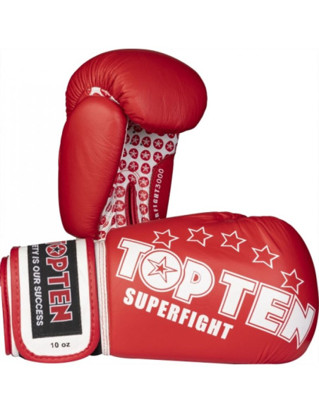 Rękawice bokserskie top ten rtt-10 superfight 3000 stars (wako approved new)