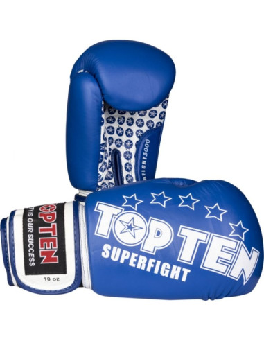 Rękawice bokserskie top ten rtt-10 superfight 3000 stars (wako approved new)