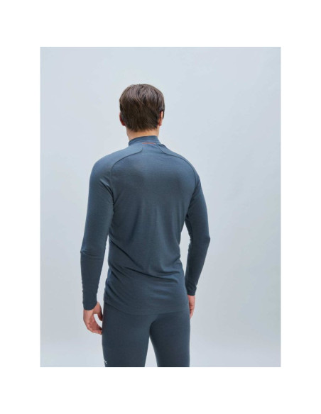 Koszulka rowerowa poc m's layer merino mock neck jersey szara