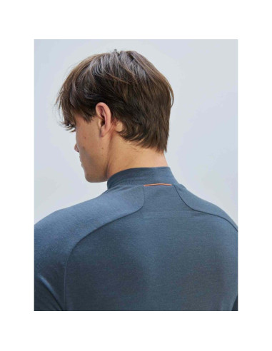 Koszulka rowerowa poc m's layer merino mock neck jersey szara