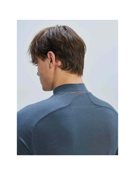 Koszulka rowerowa poc m's layer merino mock neck jersey szara