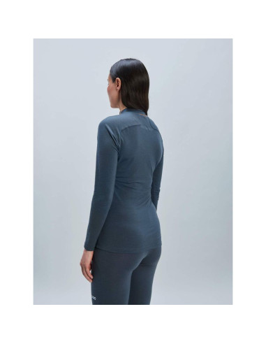 Koszulka rowerowa poc w's layer merino mock neck jersey szara