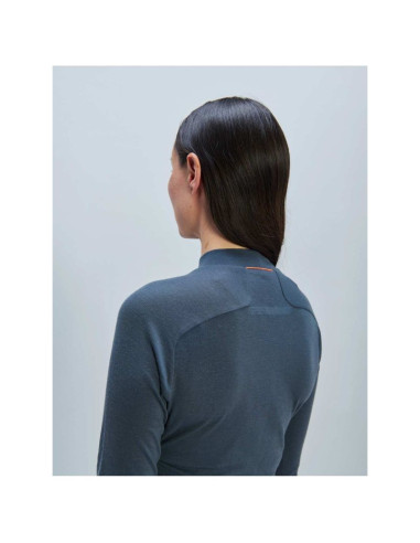 Koszulka rowerowa poc w's layer merino mock neck jersey szara