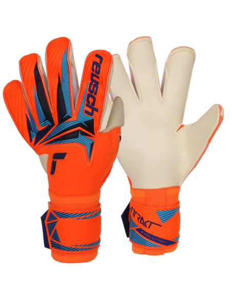 Rękawice reusch attrakt gold x evolution world cup 56 70 064 2290