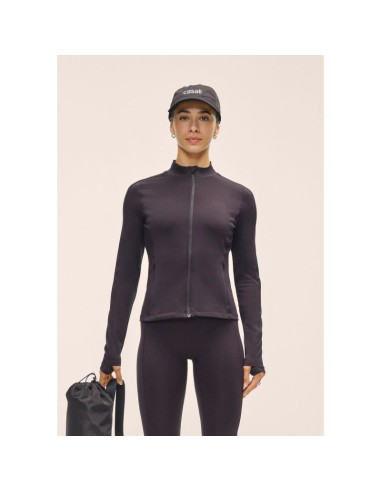 Kurtka damska casall soft touch zip jacket kolor czarny