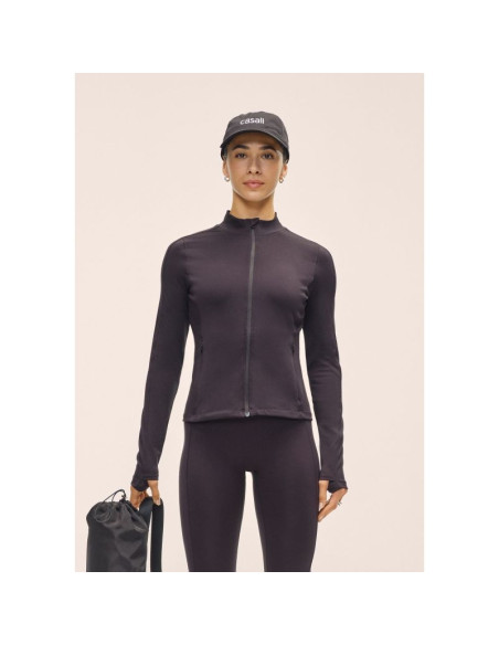 Kurtka damska casall soft touch zip jacket kolor czarny