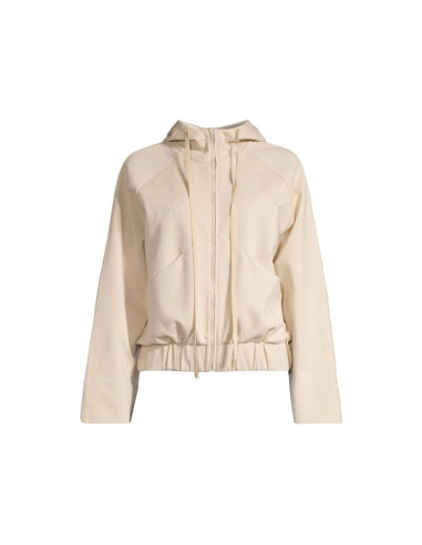 Kurtka damska casall aria zip hoodie jacket kolor beżowy